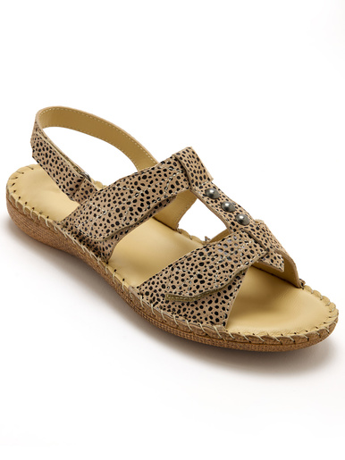 Sandales ultra souples en cuir