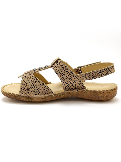 Sandales ultra souples en cuir