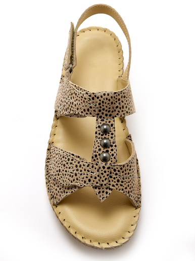 Sandales ultra souples en cuir