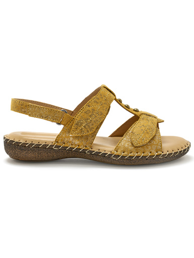 Sandales ultra souples en cuir - Pédiconfort - 