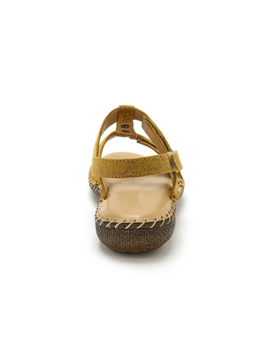 Sandales ultra souples en cuir - Pédiconfort - 