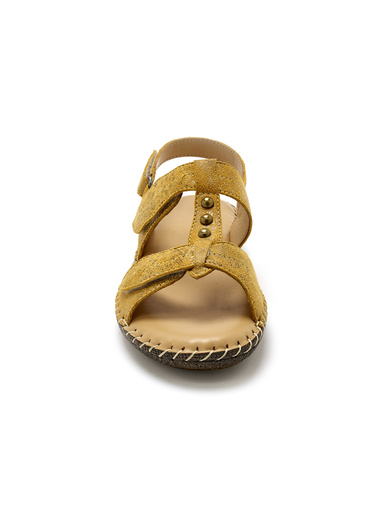 Sandales ultra souples en cuir - Pédiconfort - 