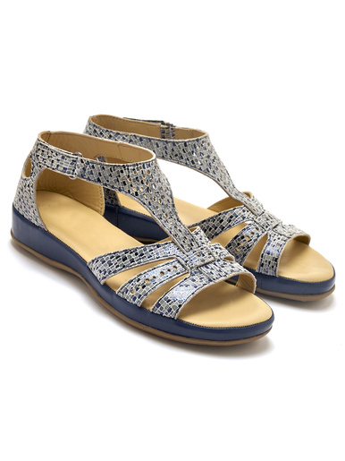 Sandales cuir ajouré