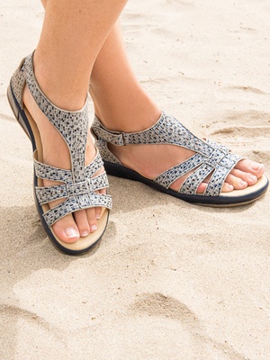 Sandales cuir ajouré