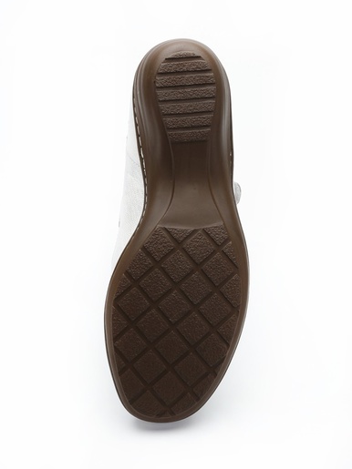 Salomés cuir avec bijou fantaisie