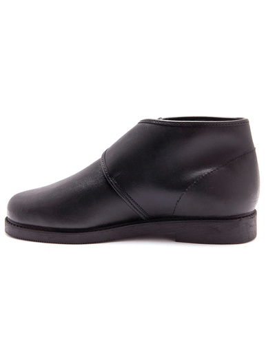 Bottillons cuir fourrés