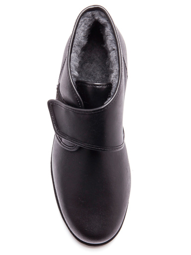 Bottillons cuir fourrés