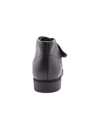 Bottillons cuir fourrés