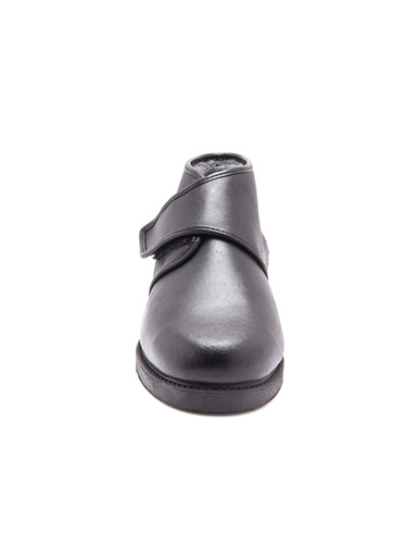 Bottillons cuir fourrés