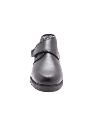 Bottillons cuir fourrés