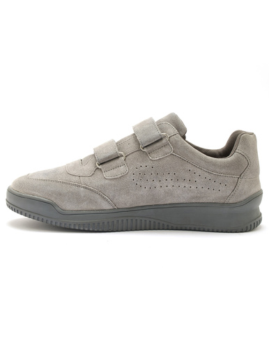 Chaussures cuir à scratch extra-larges