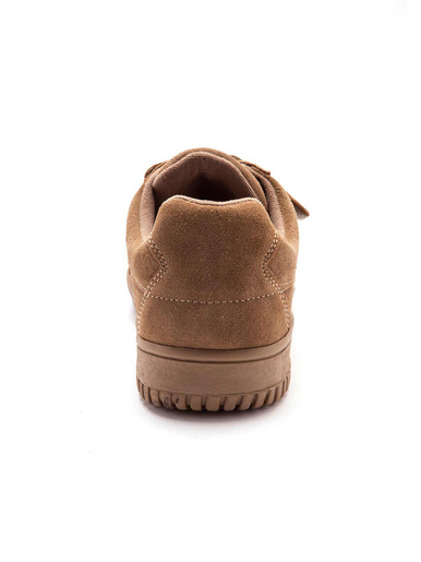 Chaussures cuir à scratch extra-larges