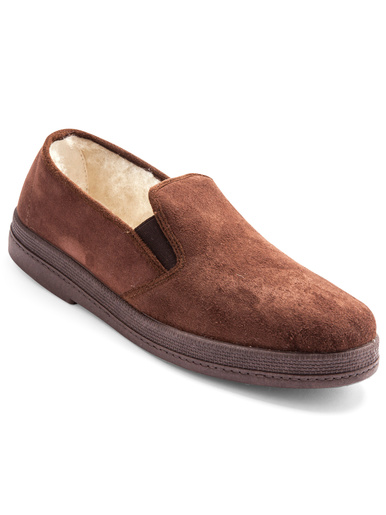 Sans-gêne mixtes cuir grande largeur - Pédiconfort - Marron