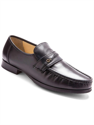 Mocassins cuir grande largeur