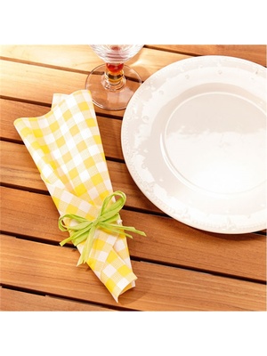 Lot de 2 rouleaux de serviettes de table