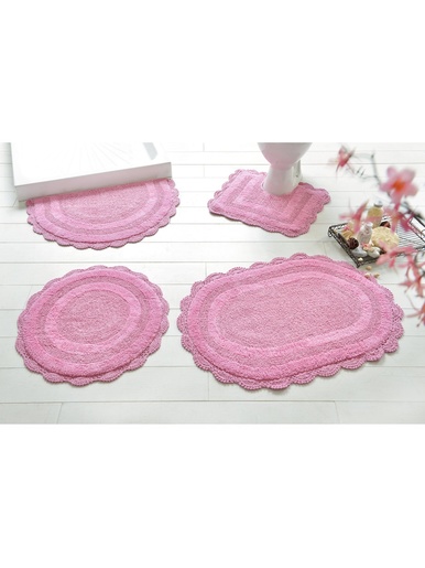 Tapis de bain Crochet - Becquet - Rose