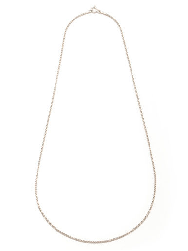 Chaîne maille gourmette argent
