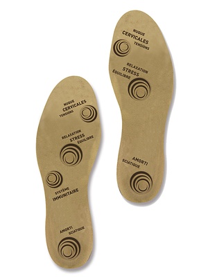 Semelles réflexologie la paire