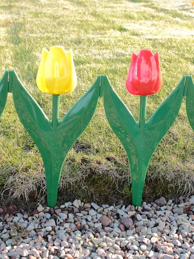 Lot de 12 tulipes artificielles - Casâme - Multicolore