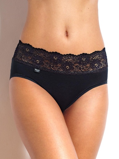 Culotte midi Romance 3 + 1 gratuite - Sloggi - Noir