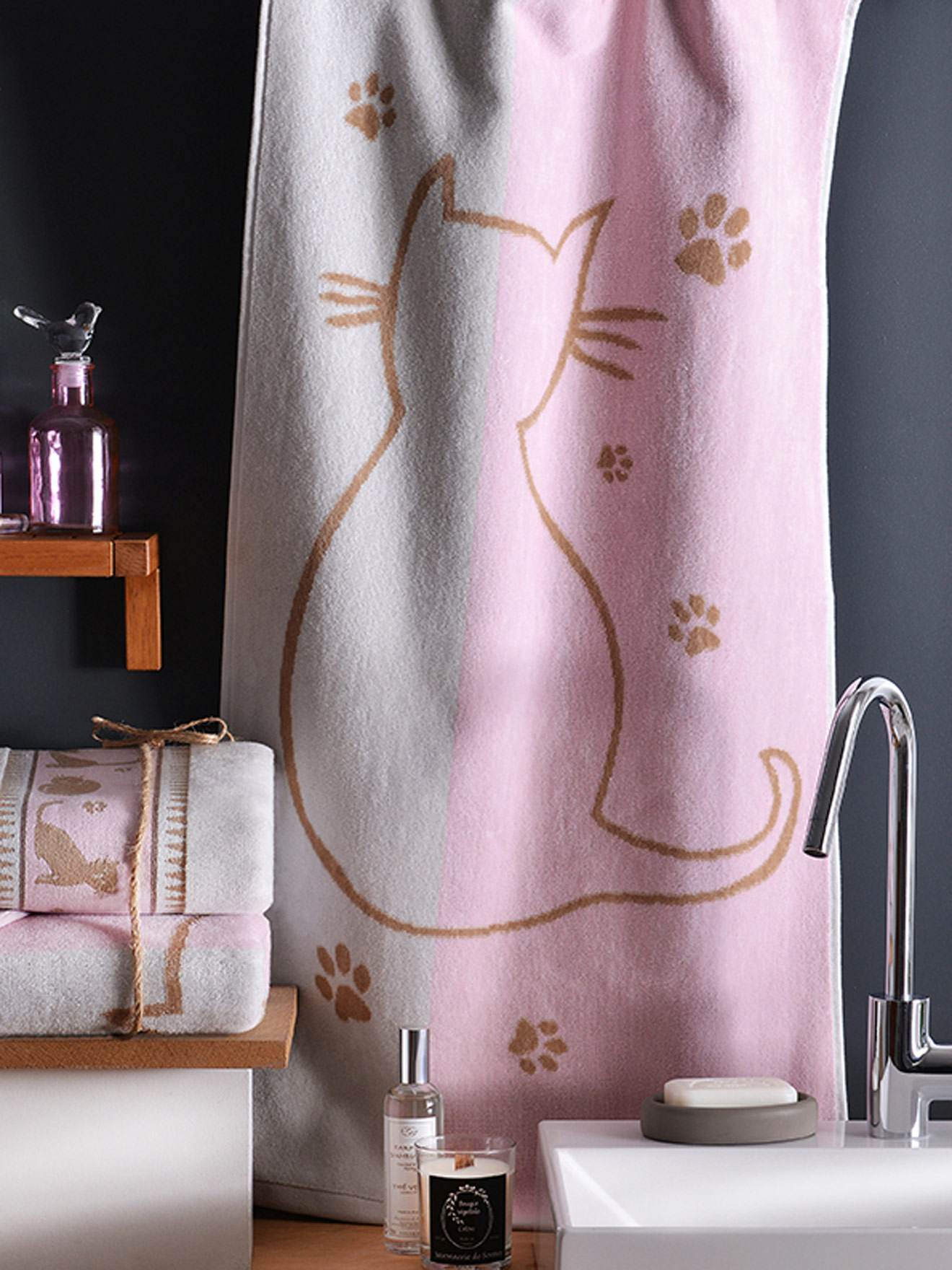 Drap De Bain Chat Becquet Daxon