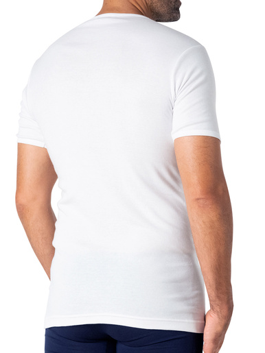 Tee-shirt encolure ronde, pur coton