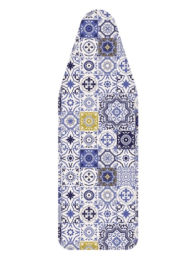 Housse de repassage imprimée - Carré d'azur - Carreaux bleu