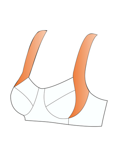 Soutien-gorge coton majoritaire