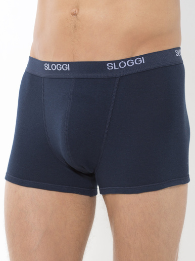 Lot de 3 shorties fermés - Sloggi - Marine