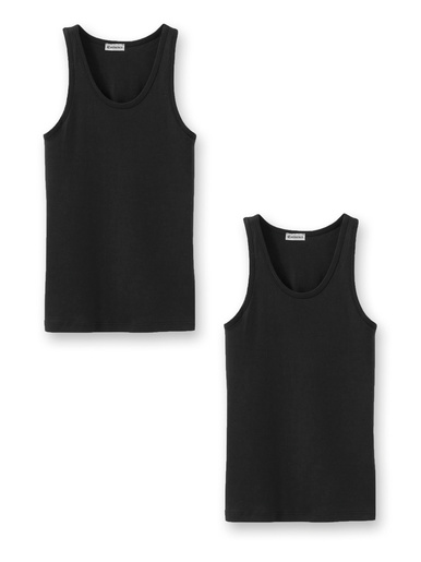 Maillots coton sans manches lot de 2