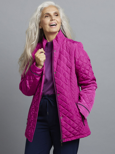 Parka matelassée déperlante - Daxon - Fuchsia