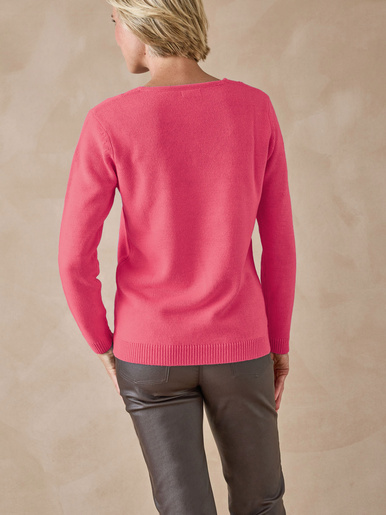 Pull encolure V manches longues