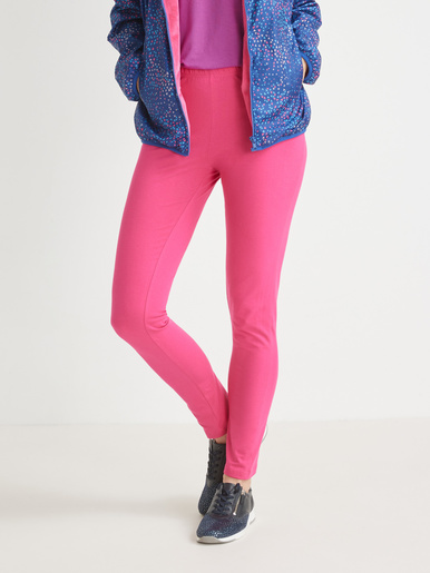 Lot de 2 leggings en jersey - Daxon - Imprimé marine + rose