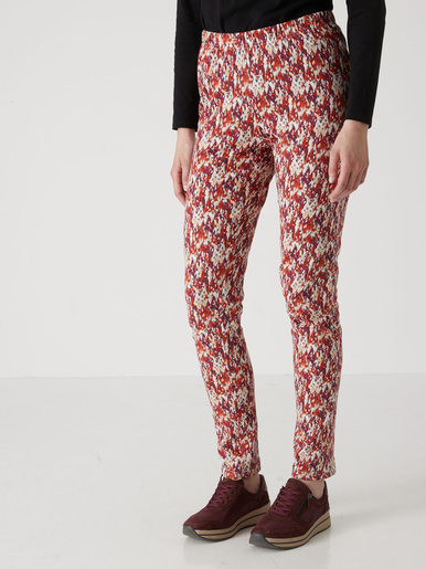 Lot de 2 leggings en jersey - Daxon - Imp. tachiste orange + noir
