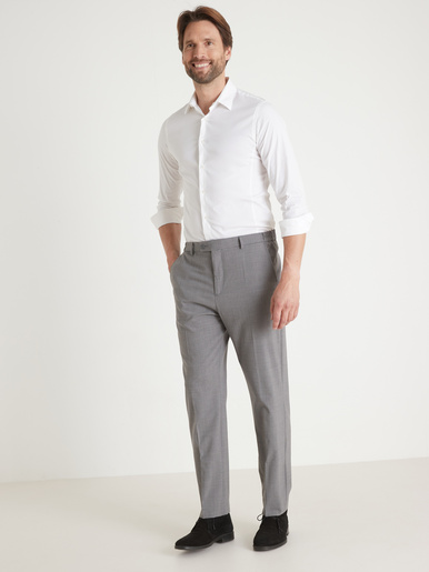 Pantalon ville élastiqué 43% laine