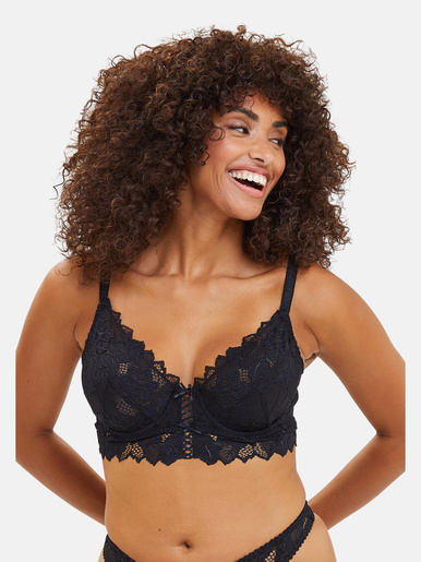 Soutien-gorge bustier à armatures Arum - Sans Complexe - Noir