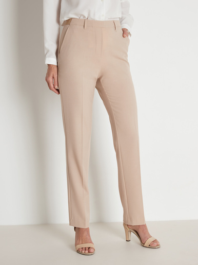 Pantalon entièrement élastiqué - Daxon - Beige