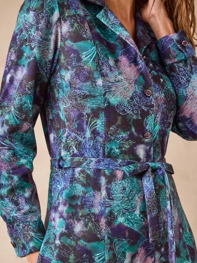 Robe en maille bien chaude