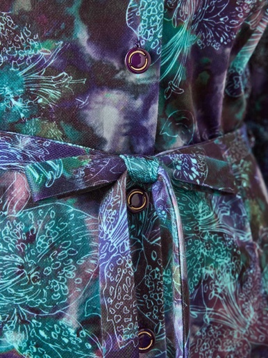 Robe en maille bien chaude