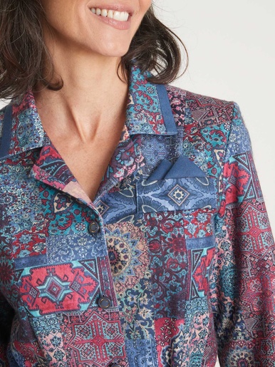 Robe en maille bien chaude