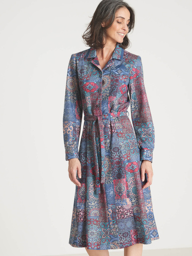 Robe en maille bien chaude