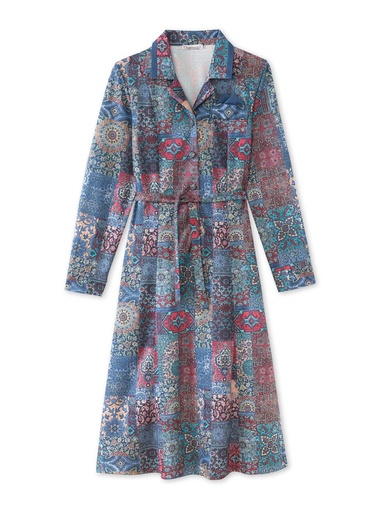 Robe en maille bien chaude