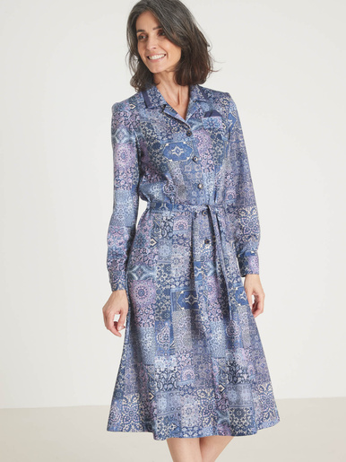 Robe en maille bien chaude