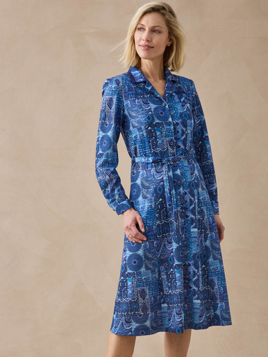 Robe en maille bien chaude