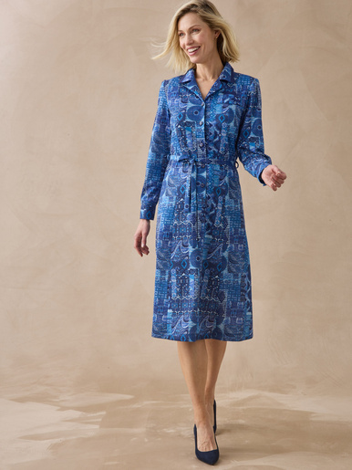Robe en maille bien chaude