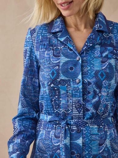 Robe en maille bien chaude