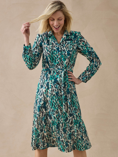Robe en maille bien chaude