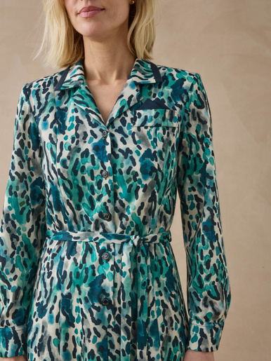 Robe en maille bien chaude
