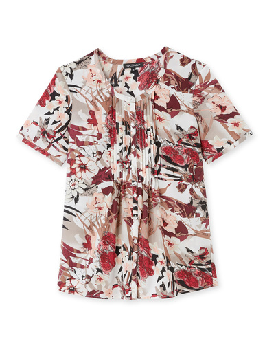 Blouse en microfibre manches courtes - Daxon - 
