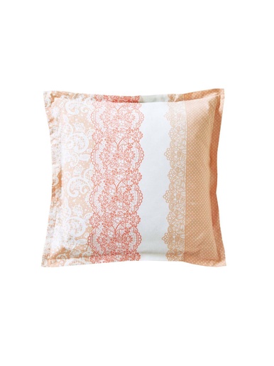 Taie d'oreiller et de traversin Dentelle - Becquet - Rose saumon